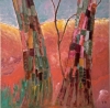 oranjerood-roze-groen / balans